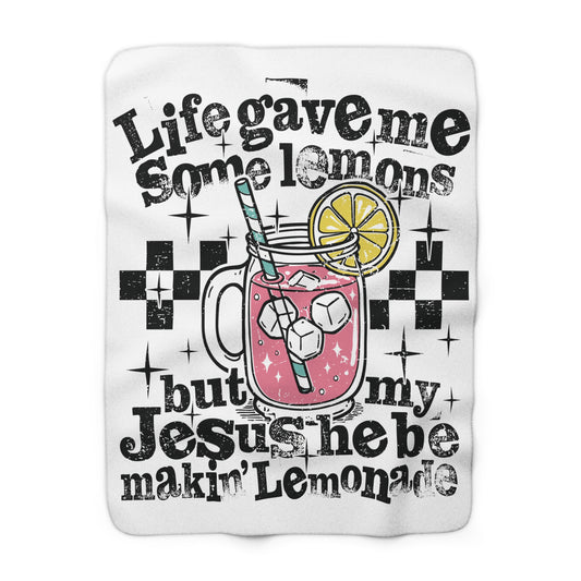 Life gave me lemons Fleece sherpa blanket